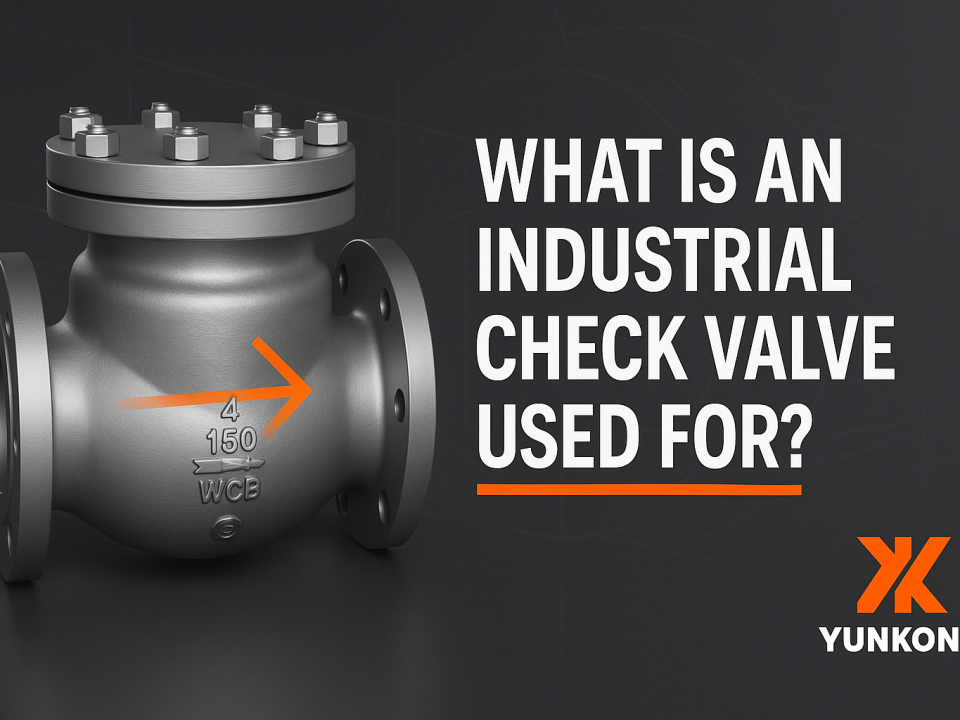 What Is An Industrial Check Valve Used For? (Guide)