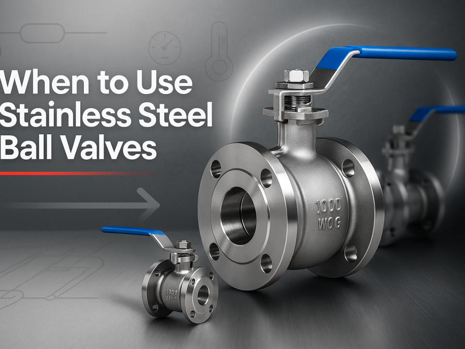 When to Use Stainless Steel Ball Valves