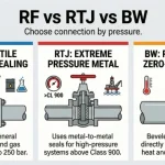 صمام بوابة RF مقابل RTJ مقابل BW