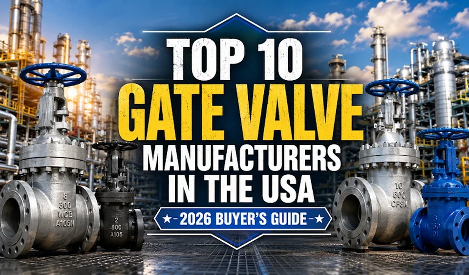 Top 10 gate valve manufacturers in the USA 2026 showing manufacturer product lines industries lead times and comparison of domestic versus Chinese gate valve sourcing for industrial buyers