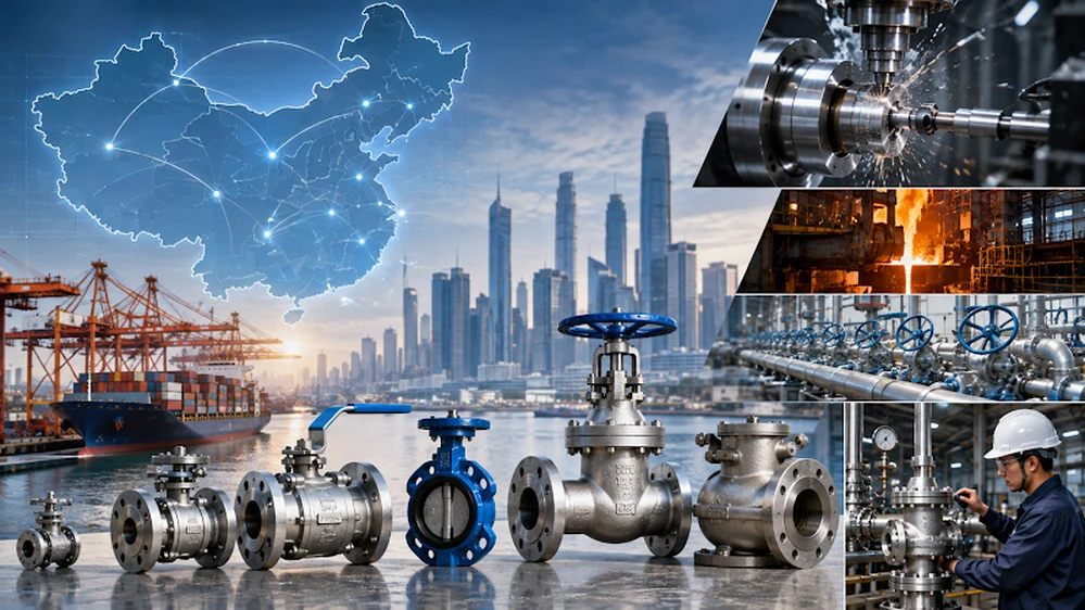 Fabrication chinoise de vannes industrielles et approvisionnement mondial pour les industries pétrolières, gazières et de transformation